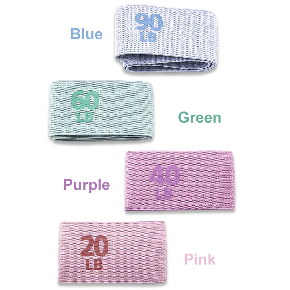 Elastic Resistance Booty Bands Set