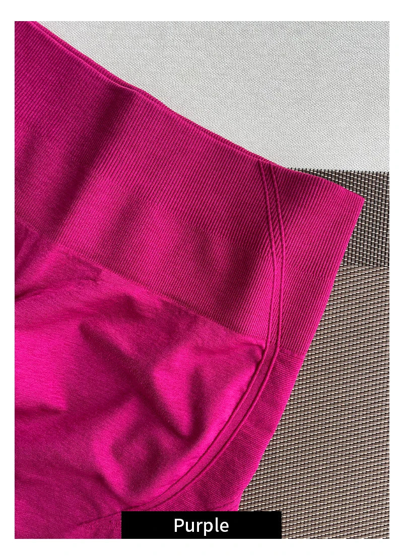 TKITK Women’s Seamless High Waist Gym Shorts