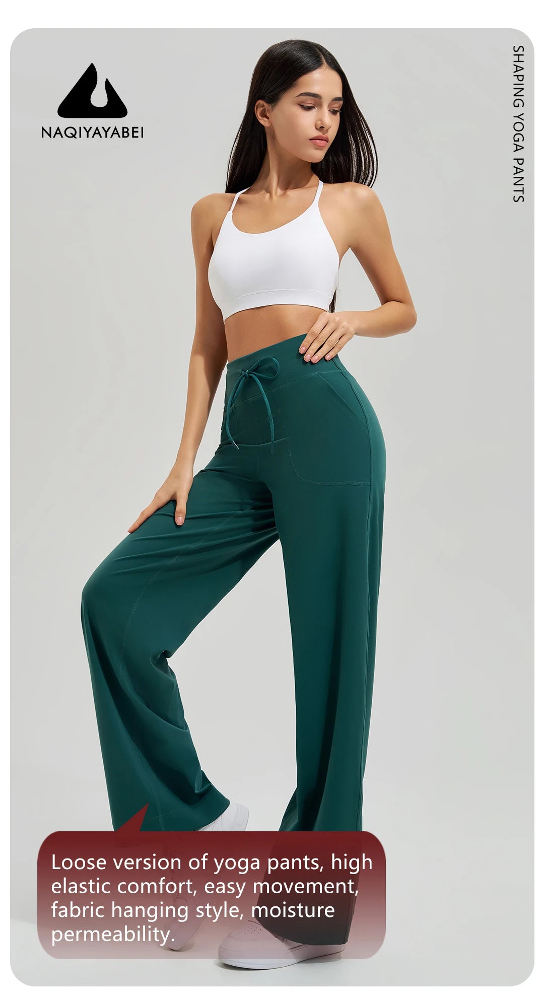 Women’s High-Waist Yoga Pants with Pockets