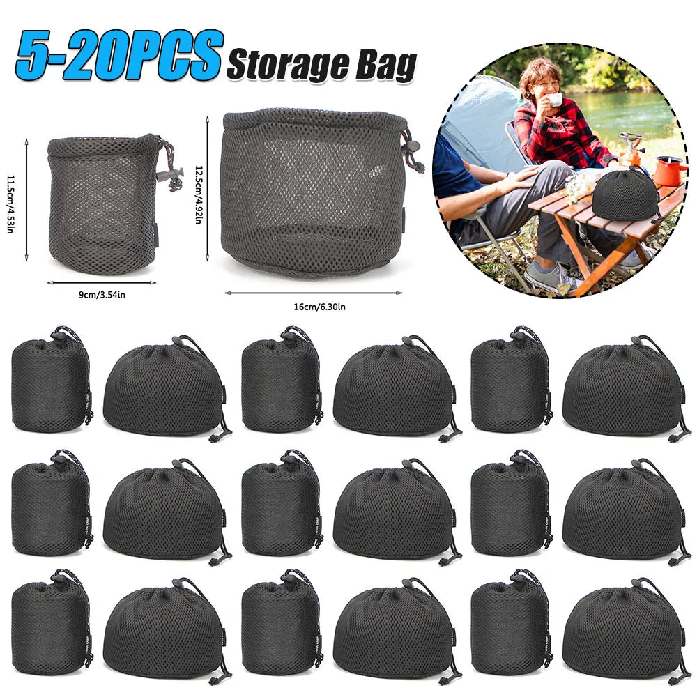 Outdoor Cookware Organizer Bag (5–20pcs)