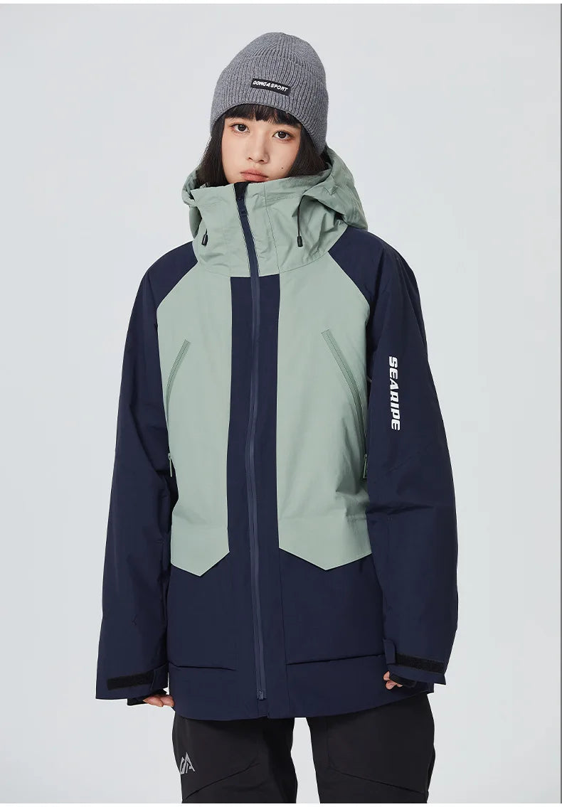 SEARIPE Unisex Ski Jacket – Waterproof Windproof Snowboard Coat