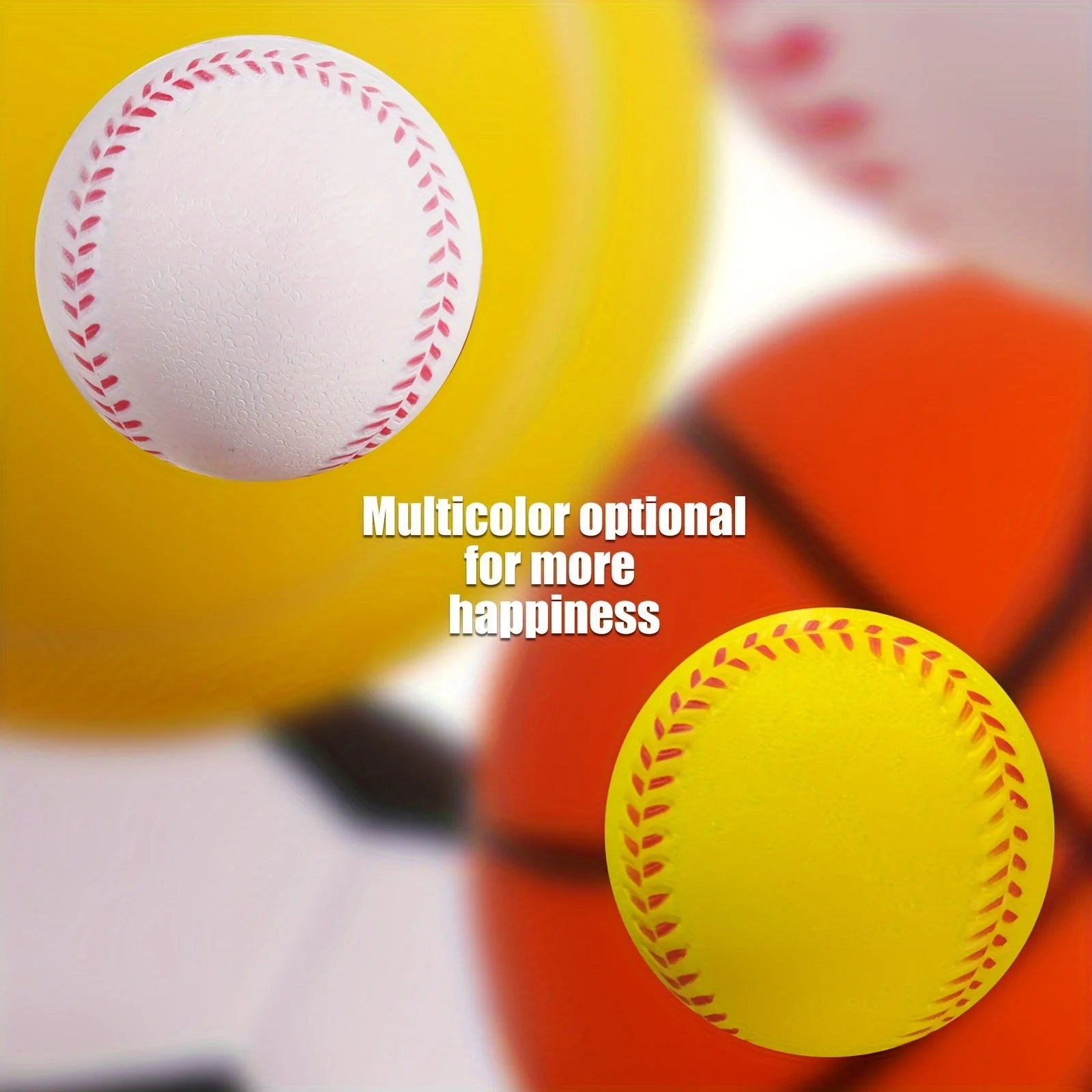 Unisex Lightweight PU Foam Softball – Indoor & Outdoor Training