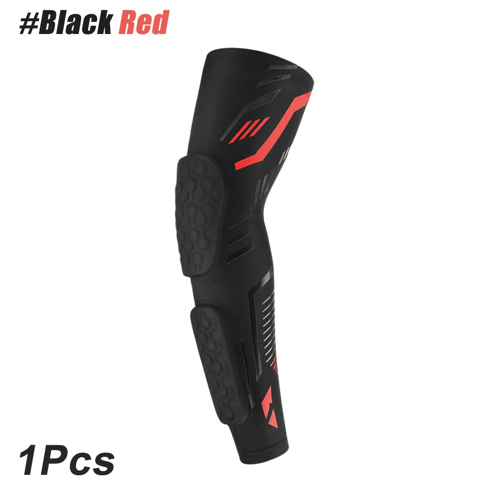 Sports Padded Arm Sleeve – Compression Elbow Guard for Basketball & More