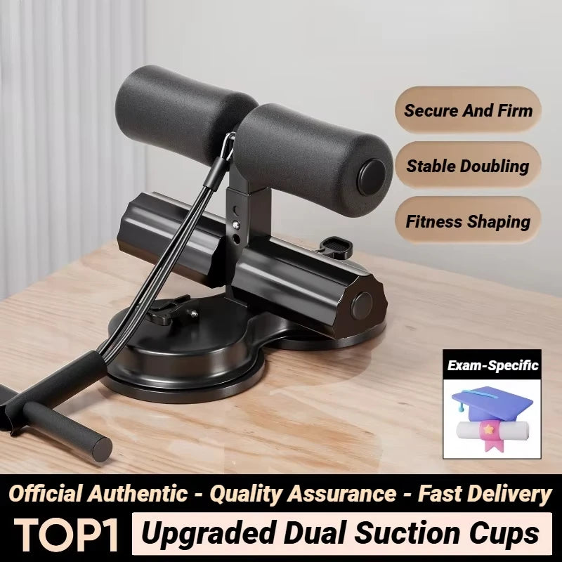 Adjustable Sit-Up Bar with Suction Cup
