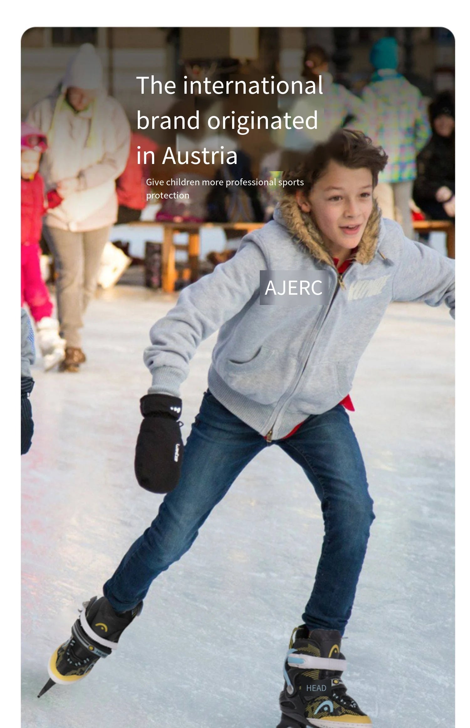 HEAD Adjustable Kids Figure & Ice Hockey Skates