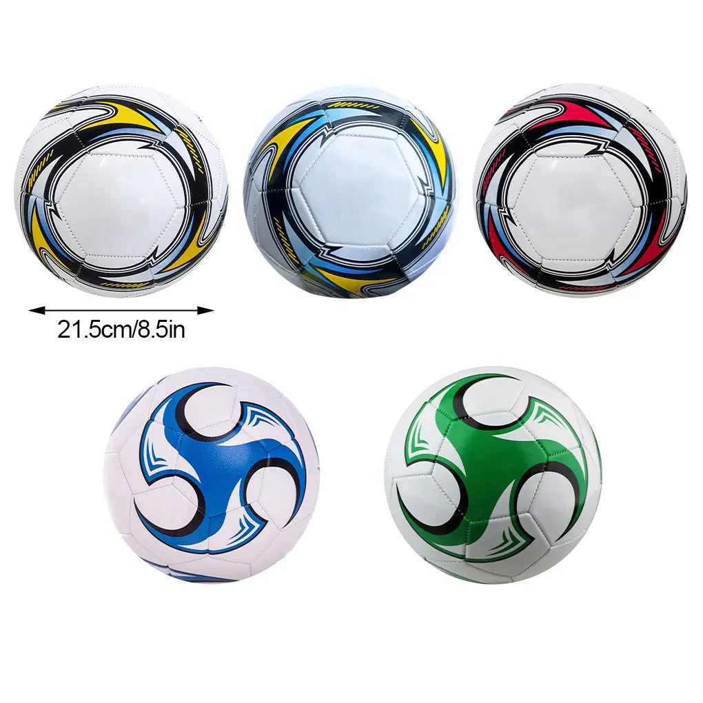 Official Size 5 Soccer Ball – PVC Wearproof Outdoor Training & Match