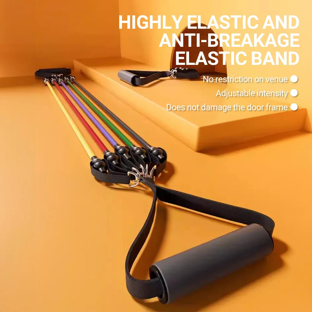 Resistance Bands Set (10–14pcs)