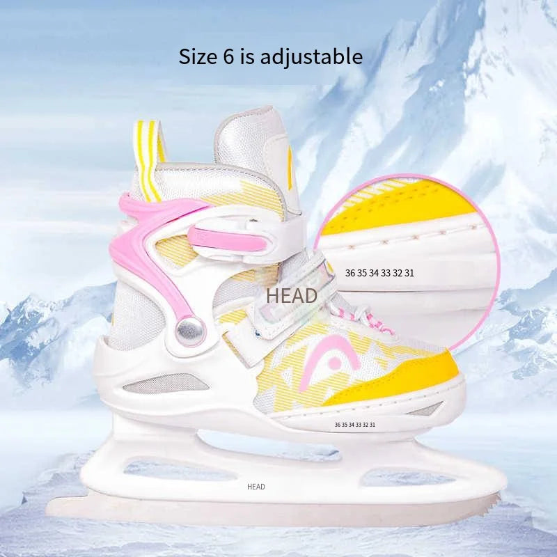 HEAD Adjustable Kids Figure & Ice Hockey Skates