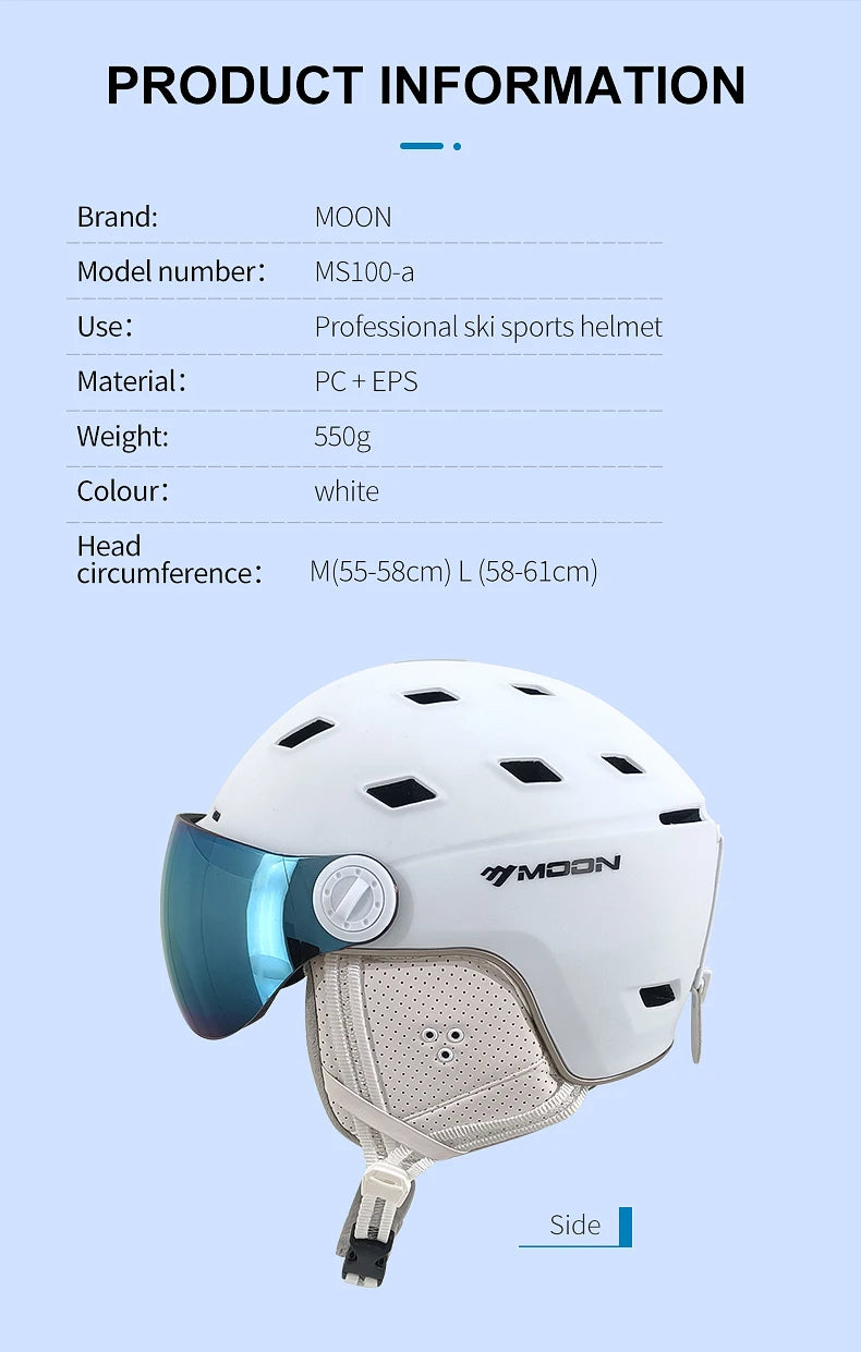 MOON Professional Ski Helmet
