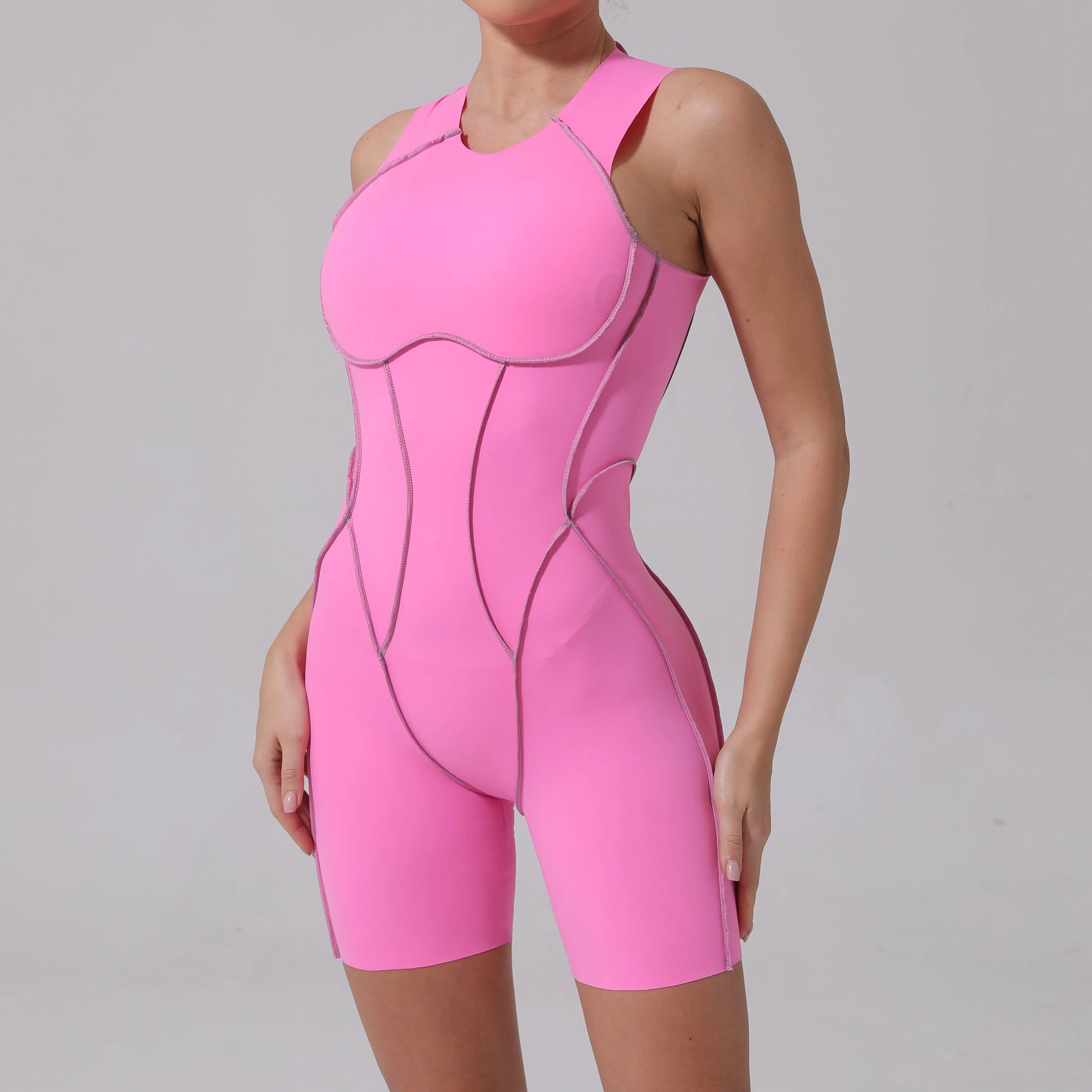 Women’s Summer Sleeveless Yoga Jumpsuit