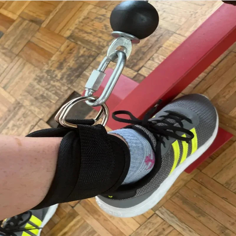 TPE Resistance Bands with Ankle Straps – Fitness & Leg Training Set
