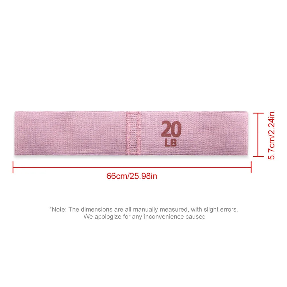 Elastic Resistance Booty Bands Set