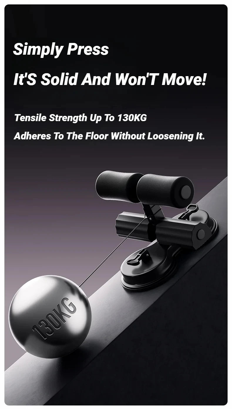Adjustable Sit-Up Bar with Suction Cup