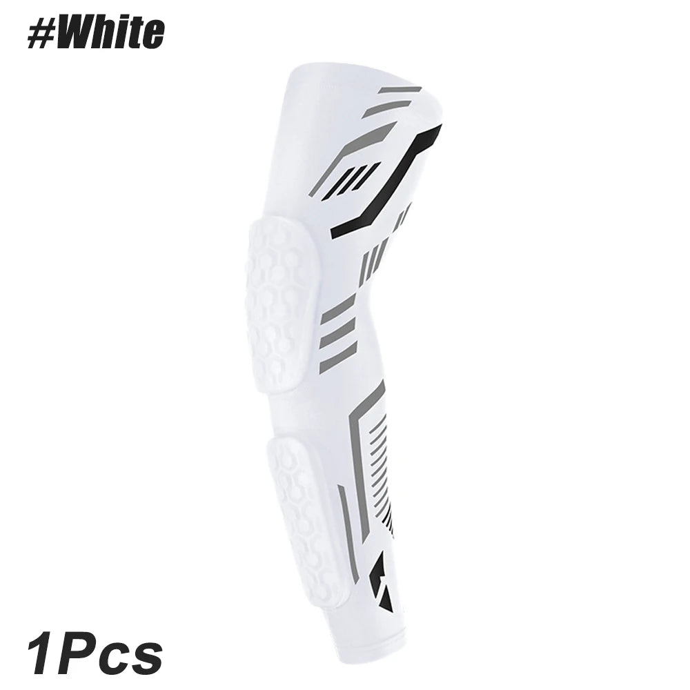 Sports Padded Arm Sleeve – Compression Elbow Guard for Basketball & More