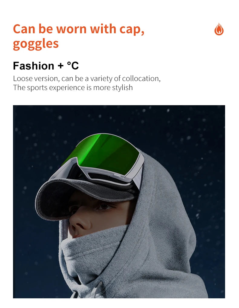 MOON Balaclava Ski Mask – Winter Cold Weather Sports Face Cover