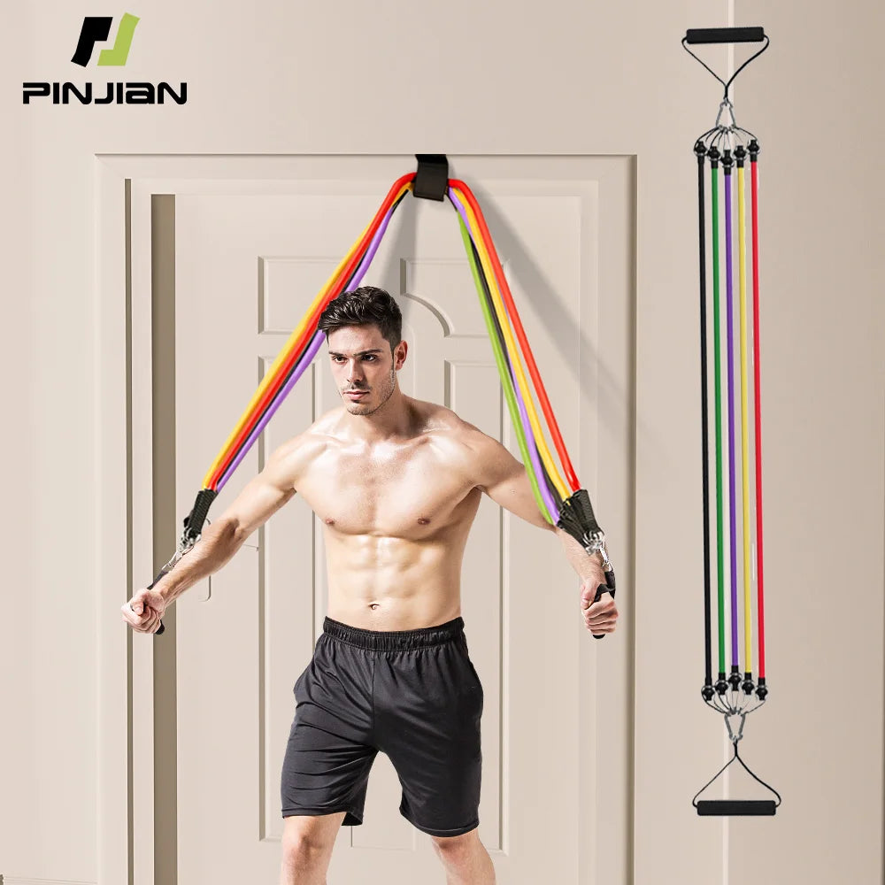 Resistance Bands Set (10–14pcs)
