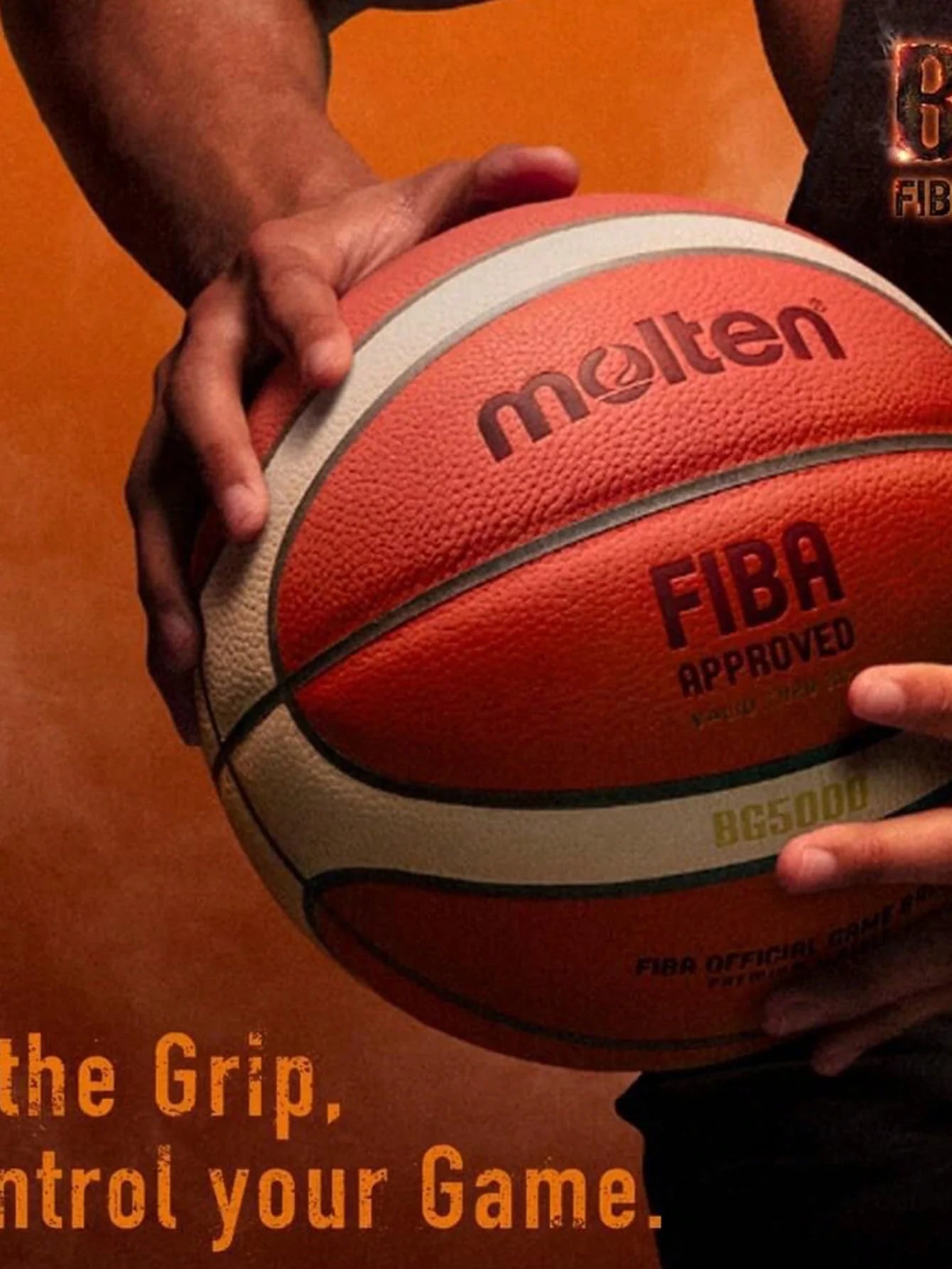 Molten BG5000 Basketball – Official Size 7/6 FIBA Certified Competition Ball