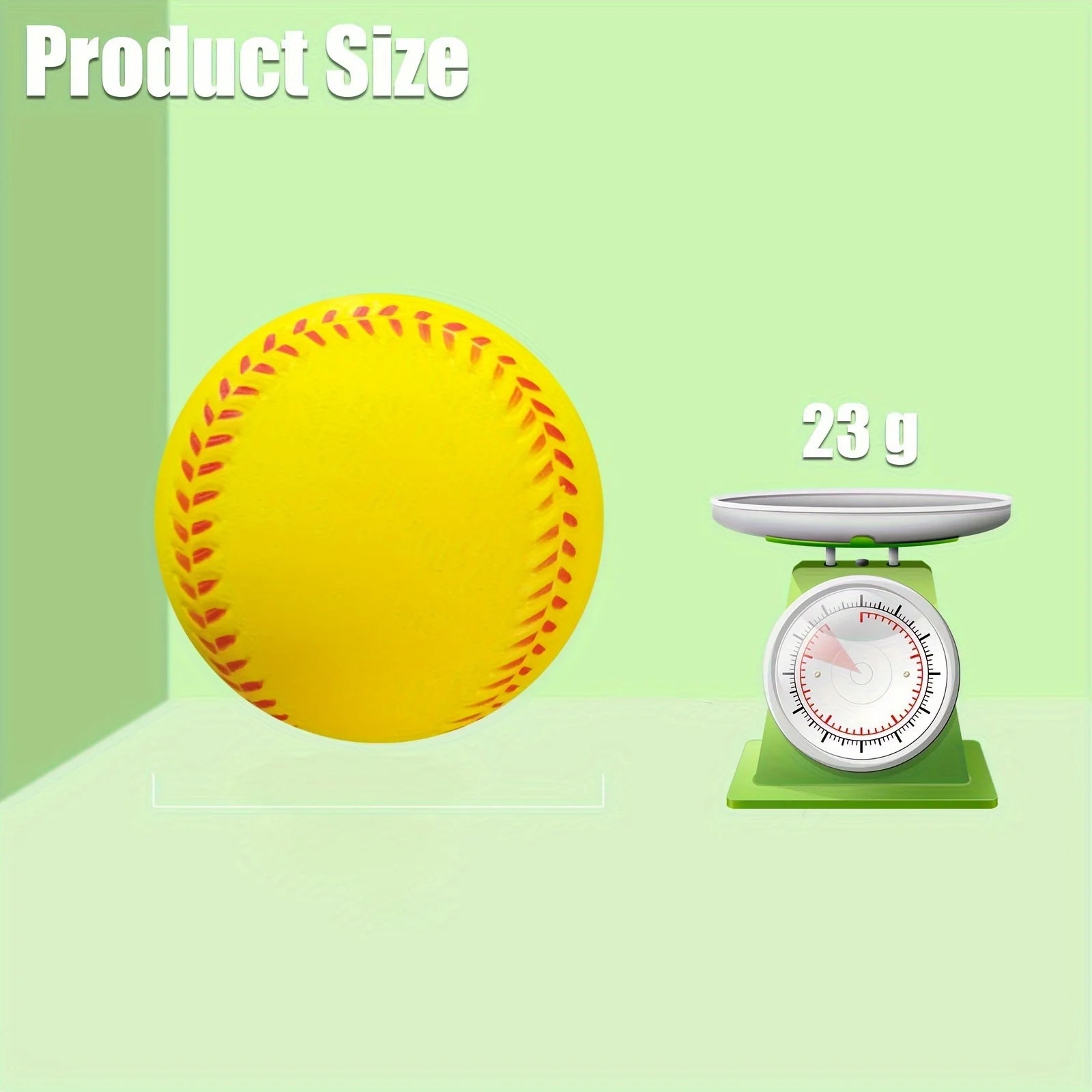 Unisex Lightweight PU Foam Softball – Indoor & Outdoor Training