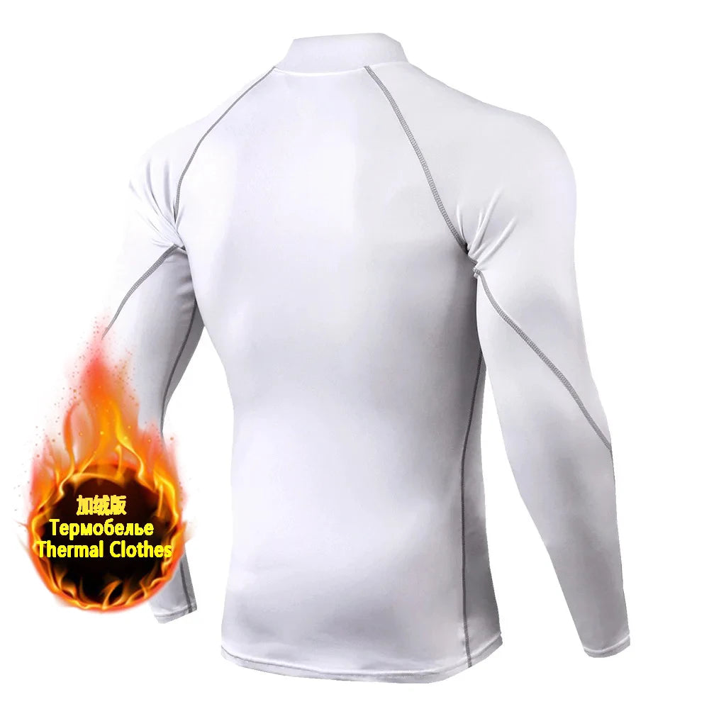 Winter Men’s Compression Warm Shirt