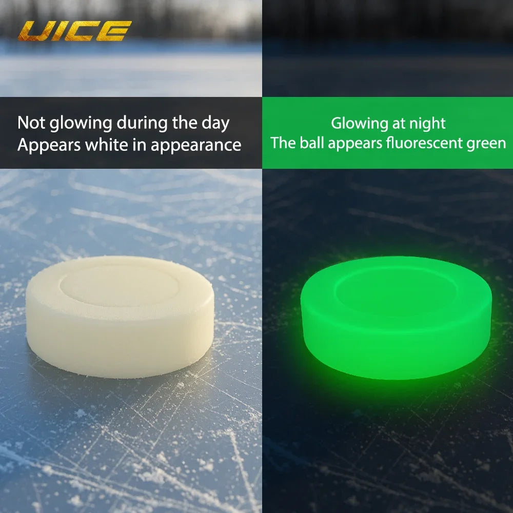 5/10pcs Glowing Hockey Pucks – PVC Luminous Training Accessories