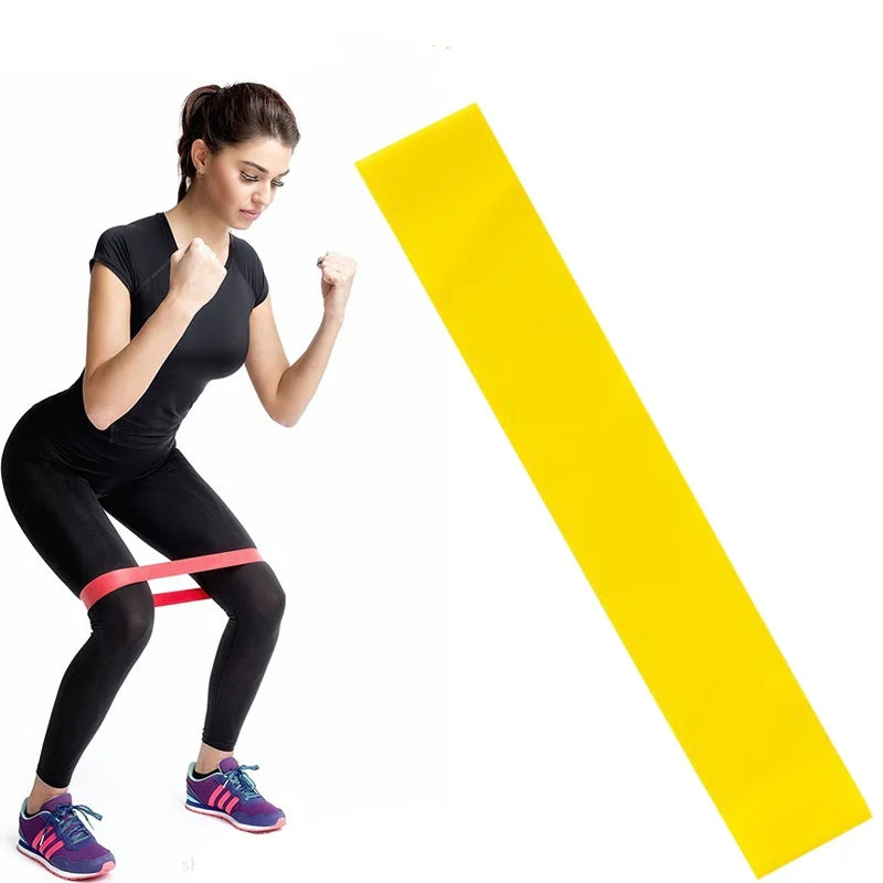 TPE Yoga Resistance Bands – Multi-Color Fitness & Pilates Elastic Bands
