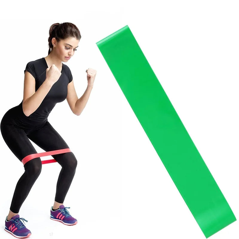 TPE Yoga Resistance Bands – Multi-Color Fitness & Pilates Elastic Bands