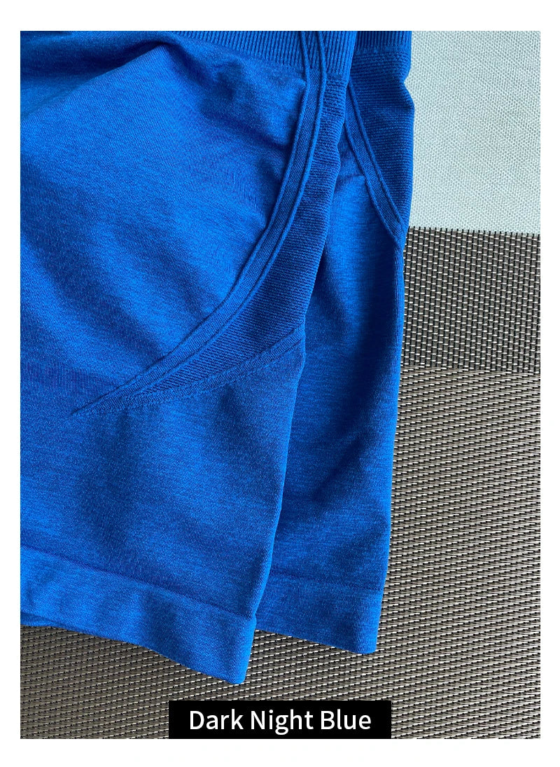 TKITK Women’s Seamless High Waist Gym Shorts