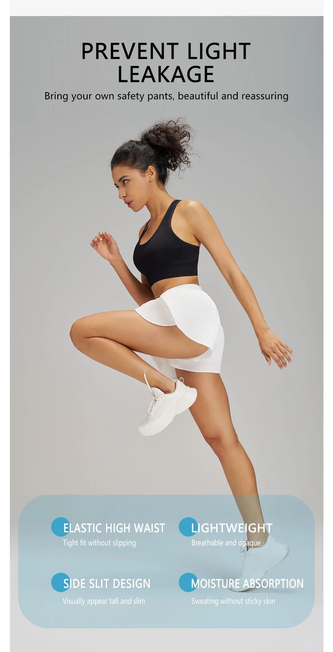 Women’s 2-in-1 Yoga Shorts Skirt