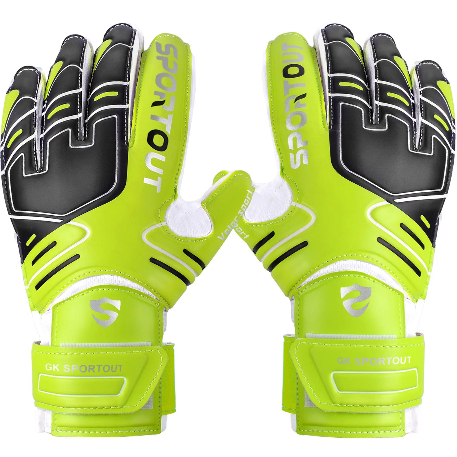 Sportout Goalkeeper Gloves – Youth & Adult Strong Grip with Finger Save