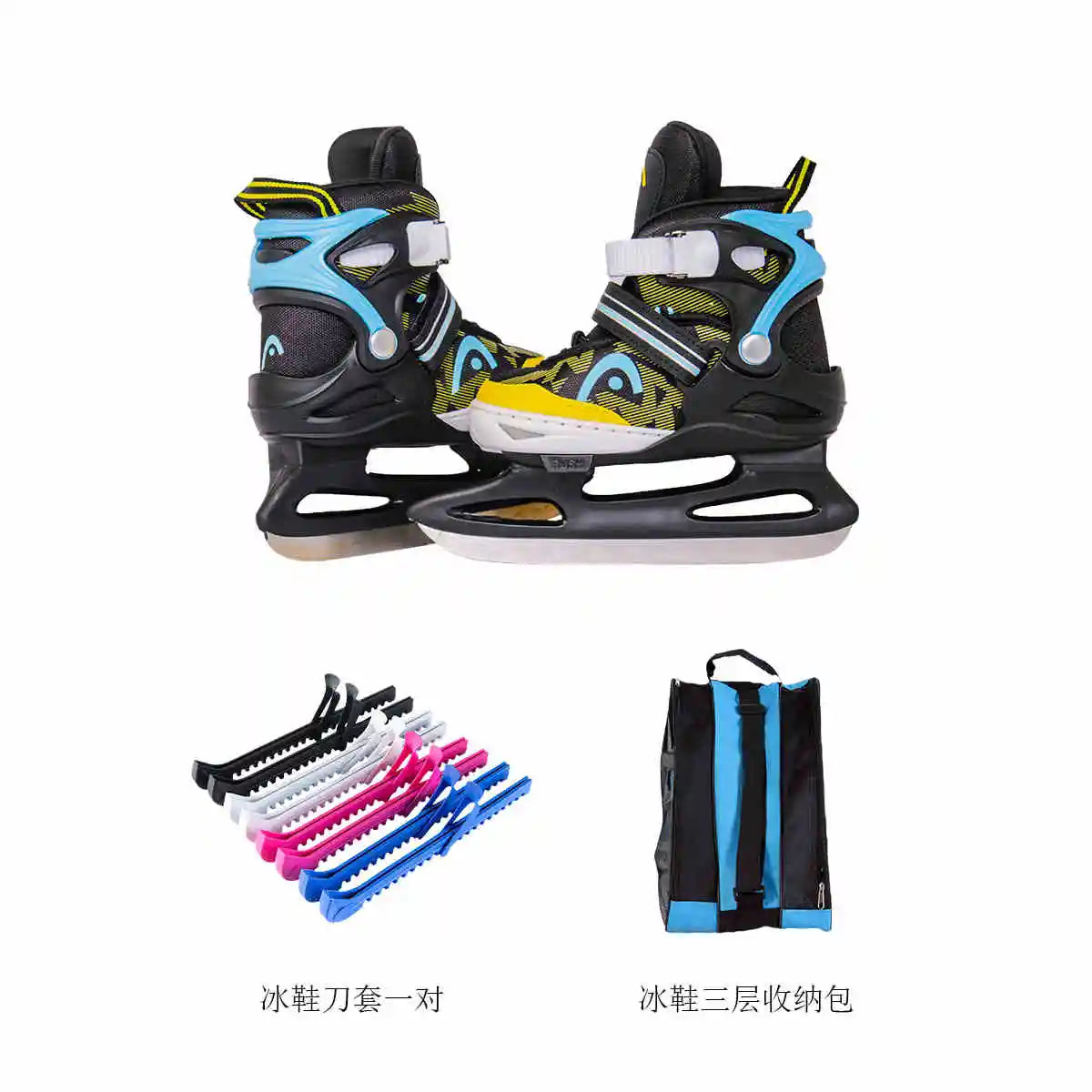 HEAD Adjustable Kids Figure & Ice Hockey Skates