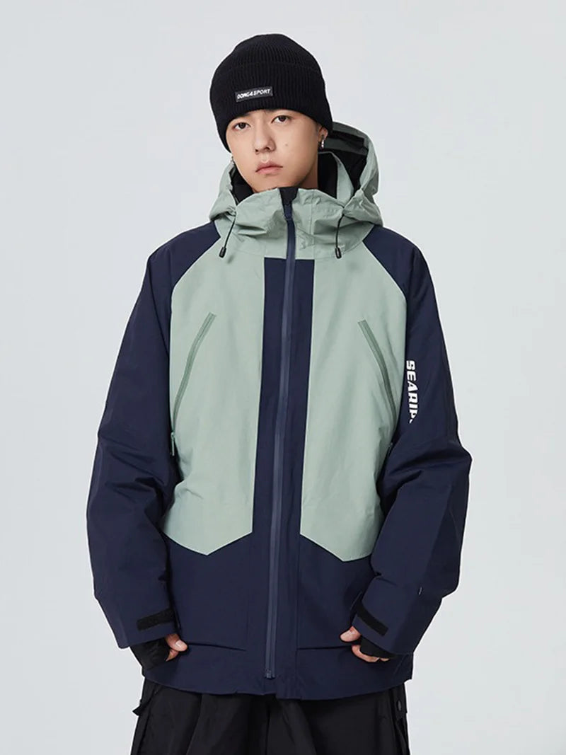 SEARIPE Unisex Ski Jacket – Waterproof Windproof Snowboard Coat
