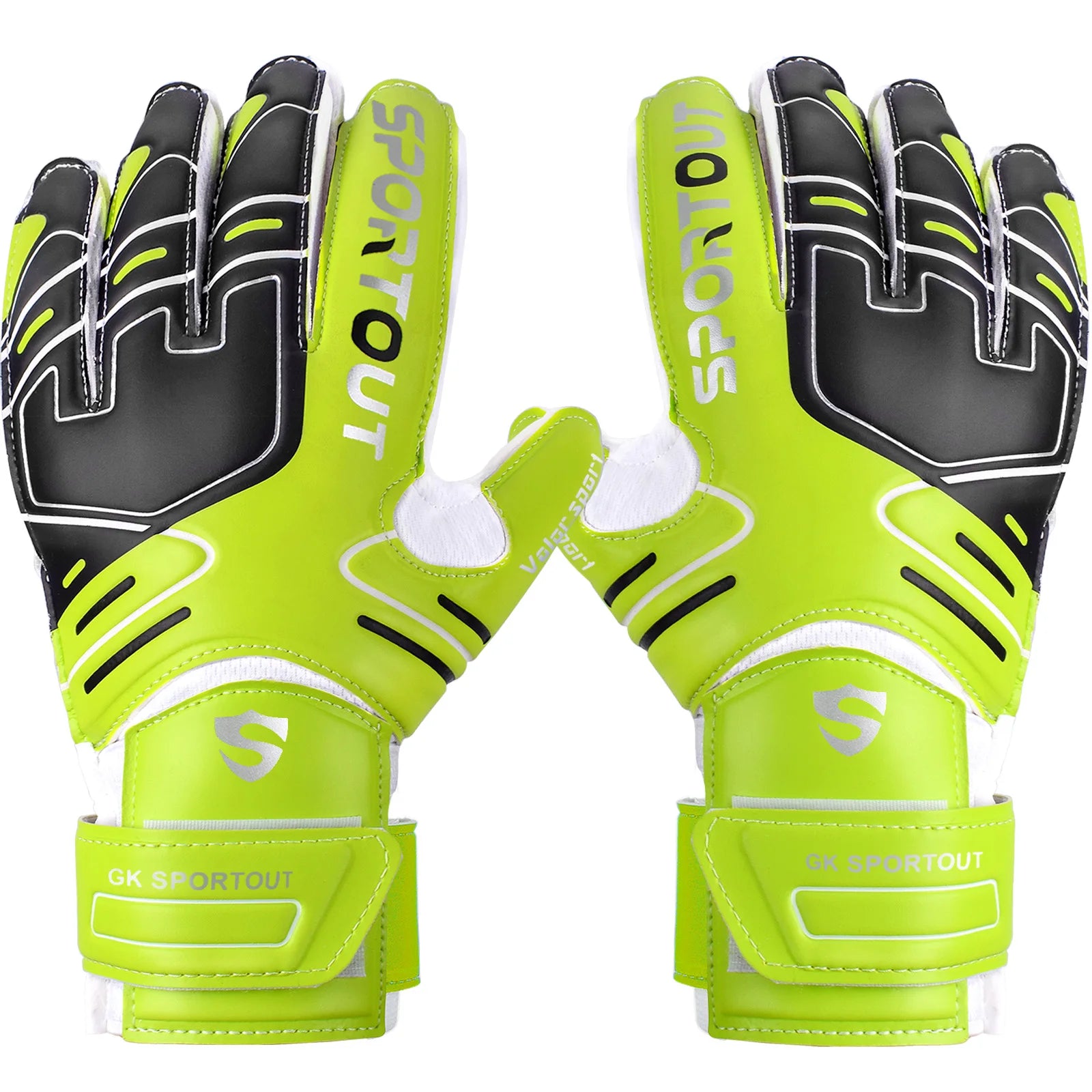 Sportout Goalkeeper Gloves – Youth & Adult Strong Grip with Finger Save